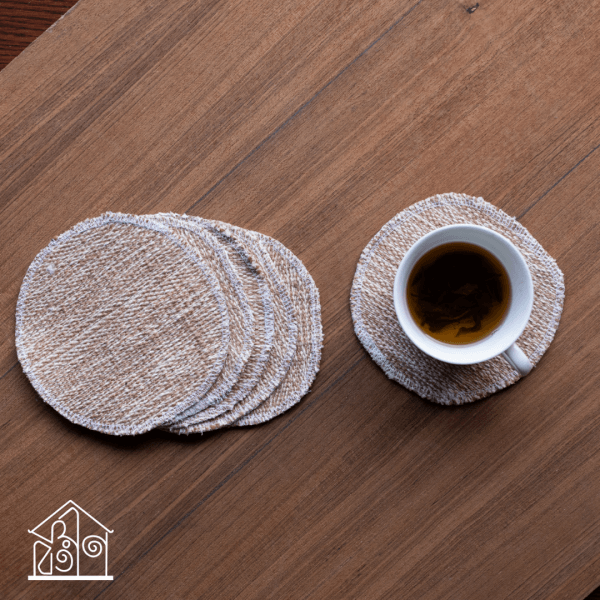 Natural Jute Coaster - Round (Piece)