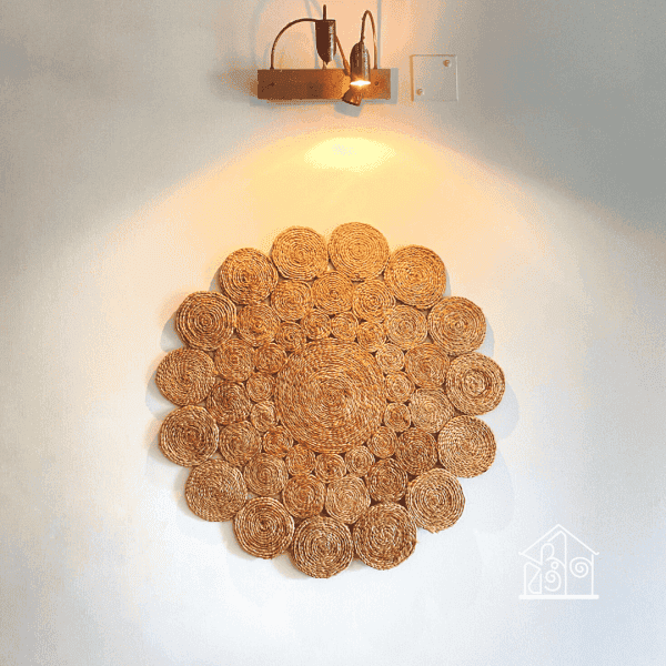 Round Jute Floor Mat - Image 2