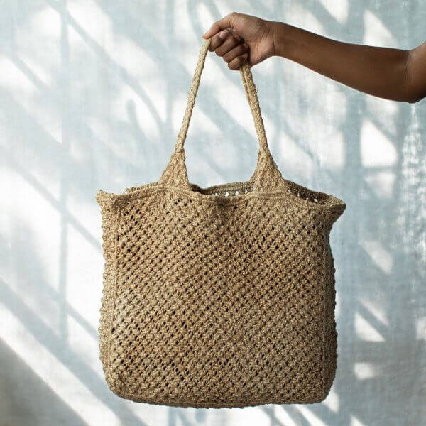 Braided Jute Handbag