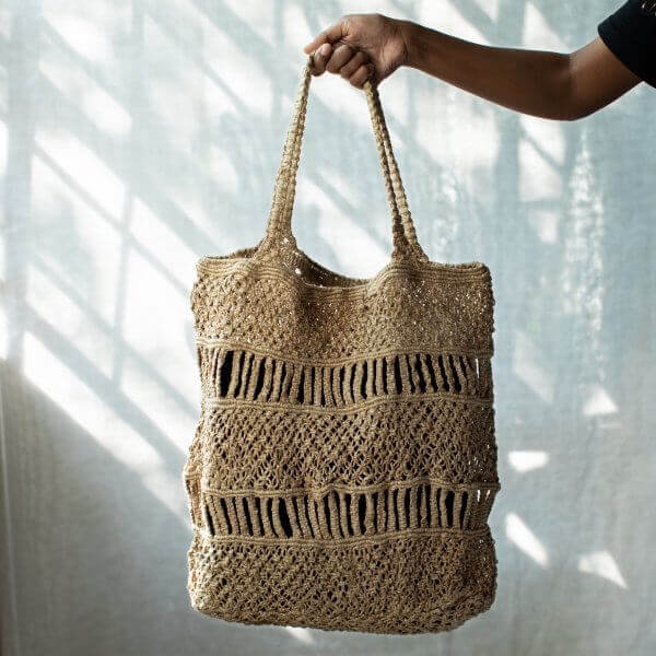 Braided Jute Handbag - Image 2