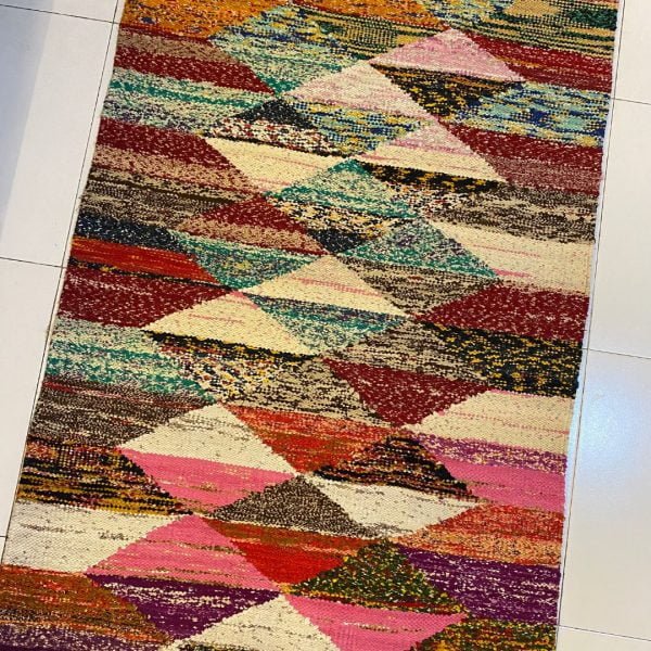 Moroccan Style Handwoven Rug - Image 3